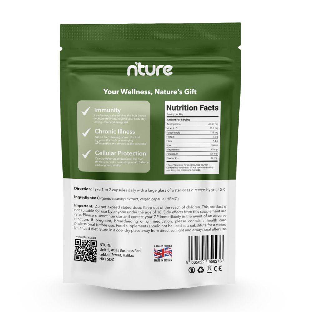 Soursop Powder Capsules - Nture
