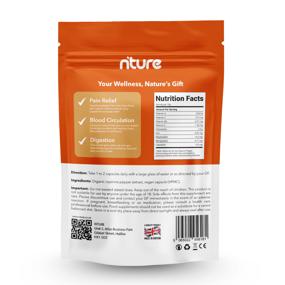 Cayenne Pepper Capsules - Nture