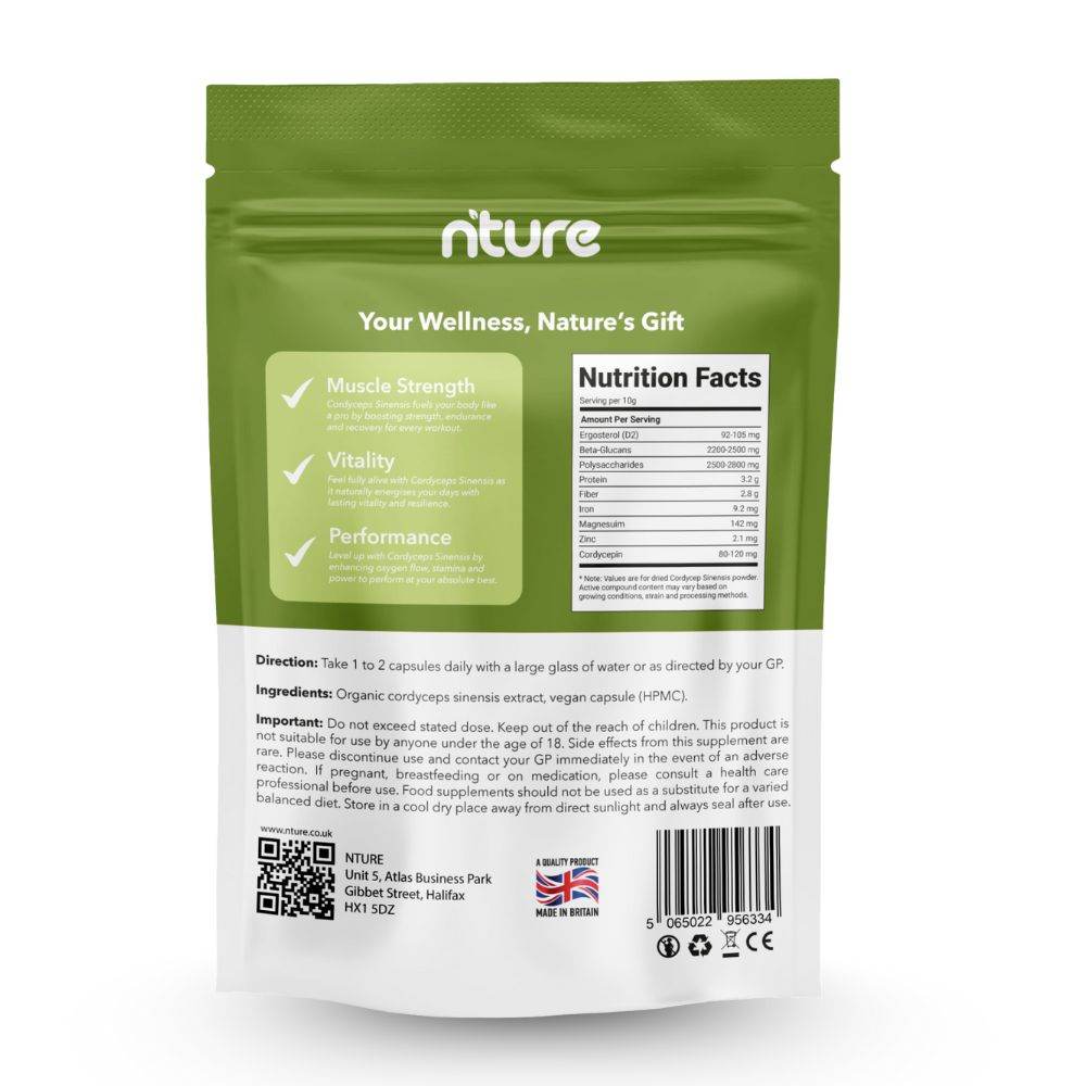 Cordyceps Sinensis Capsules - Nture