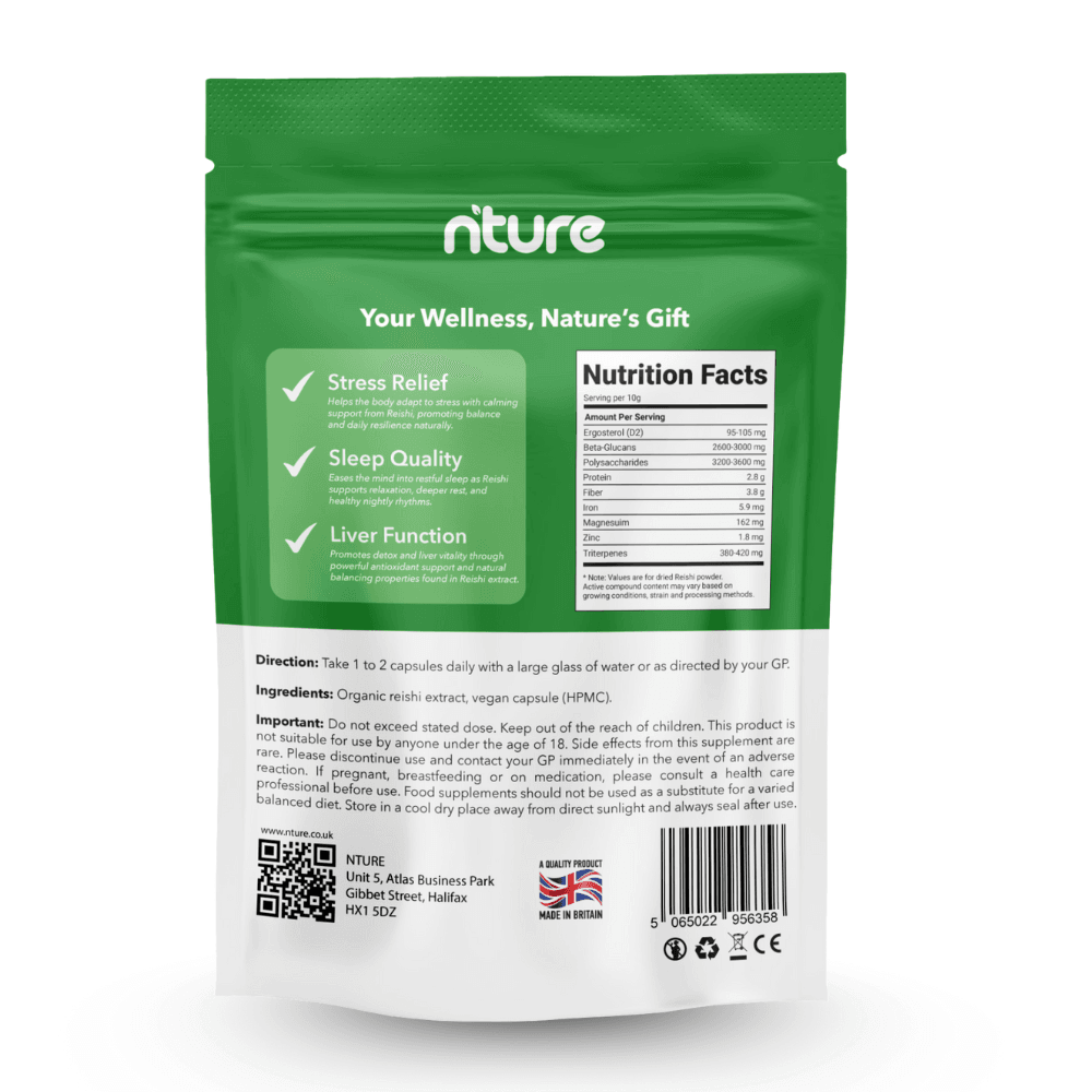 Reishi Mushroom Capsules - Nture