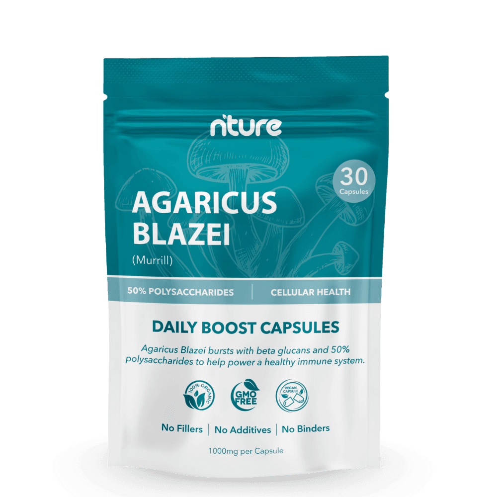 Agaricus Blazei Mushroom Capsules - Nture