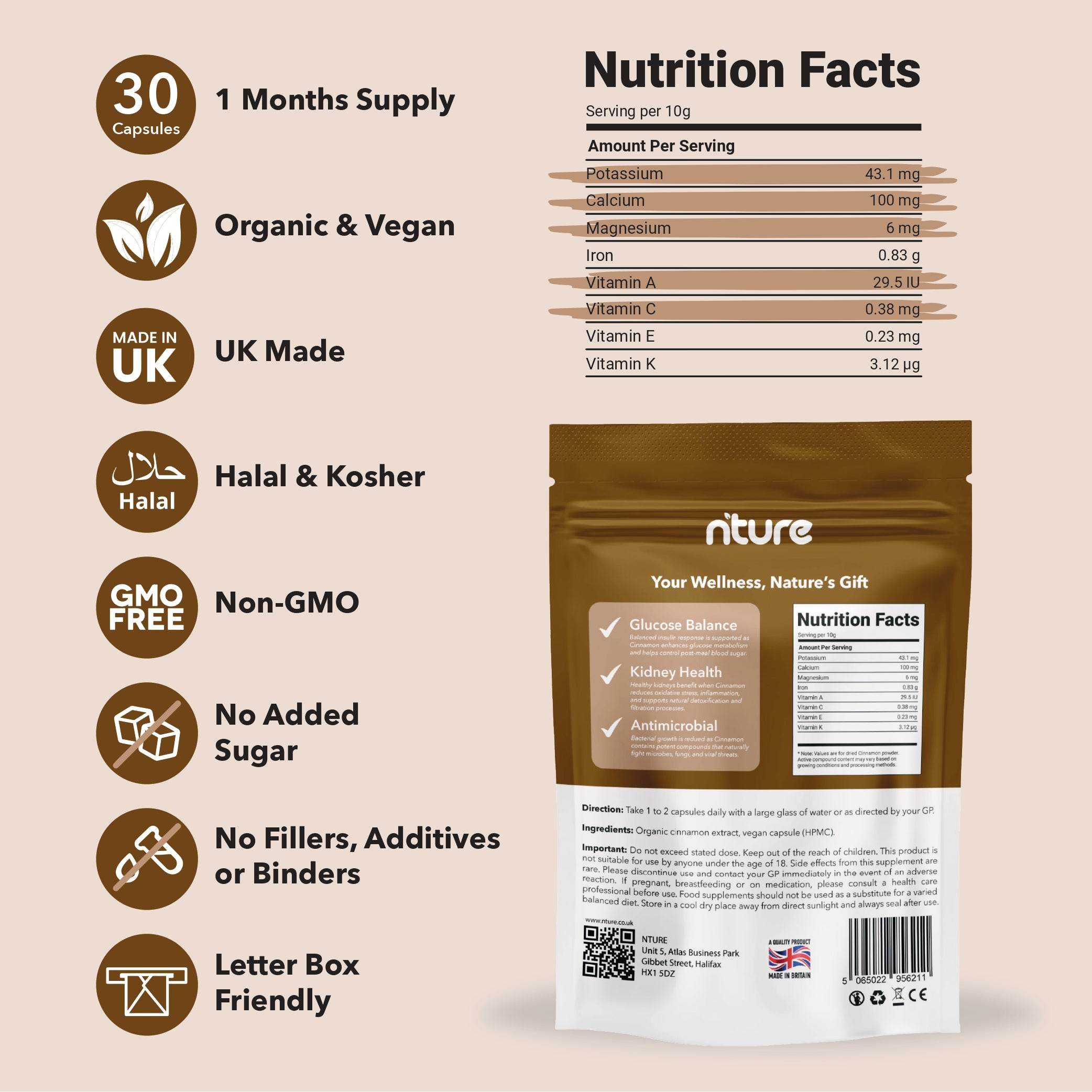 Ceylon Cinnamon Supplements - Nture