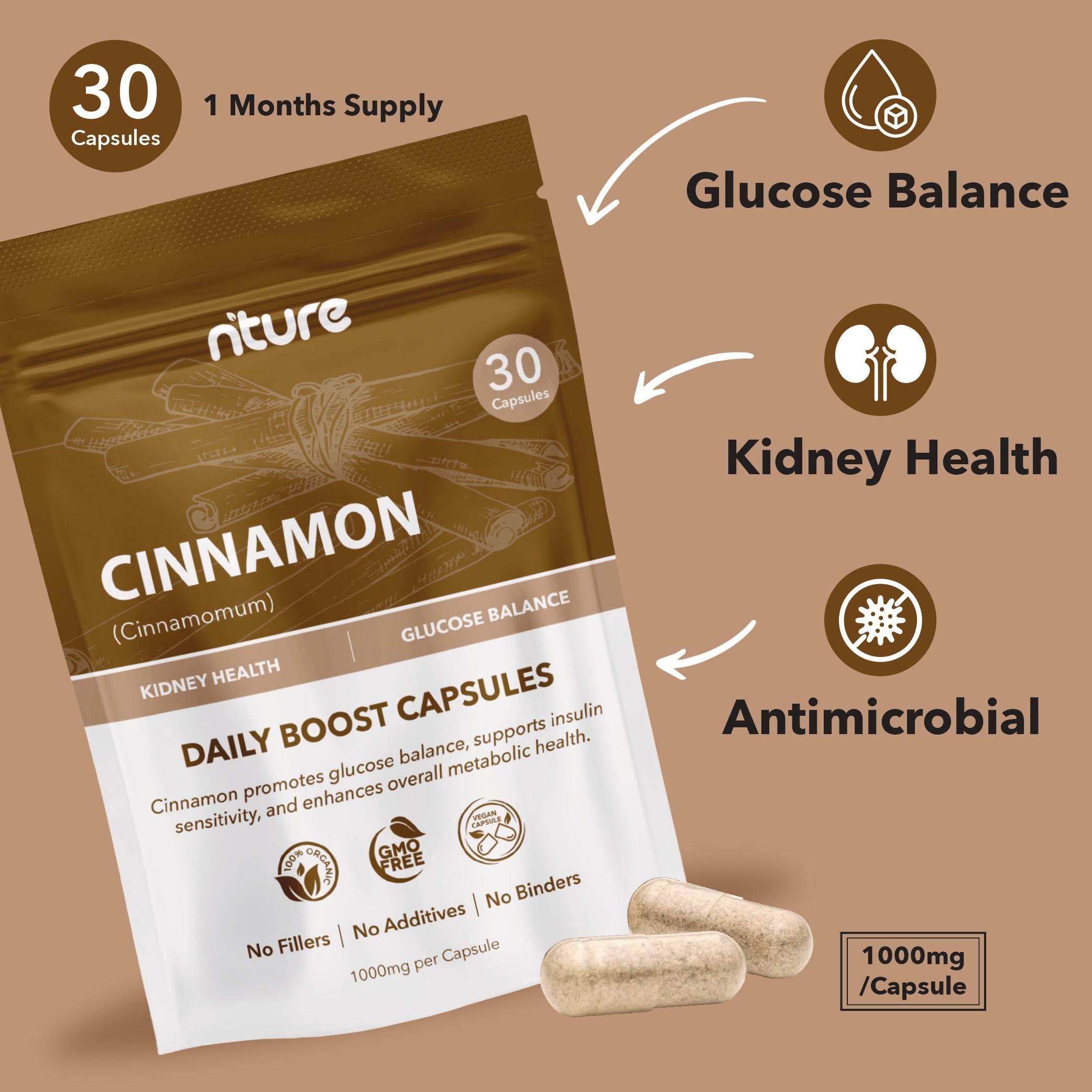 Ceylon Cinnamon Supplements - Nture