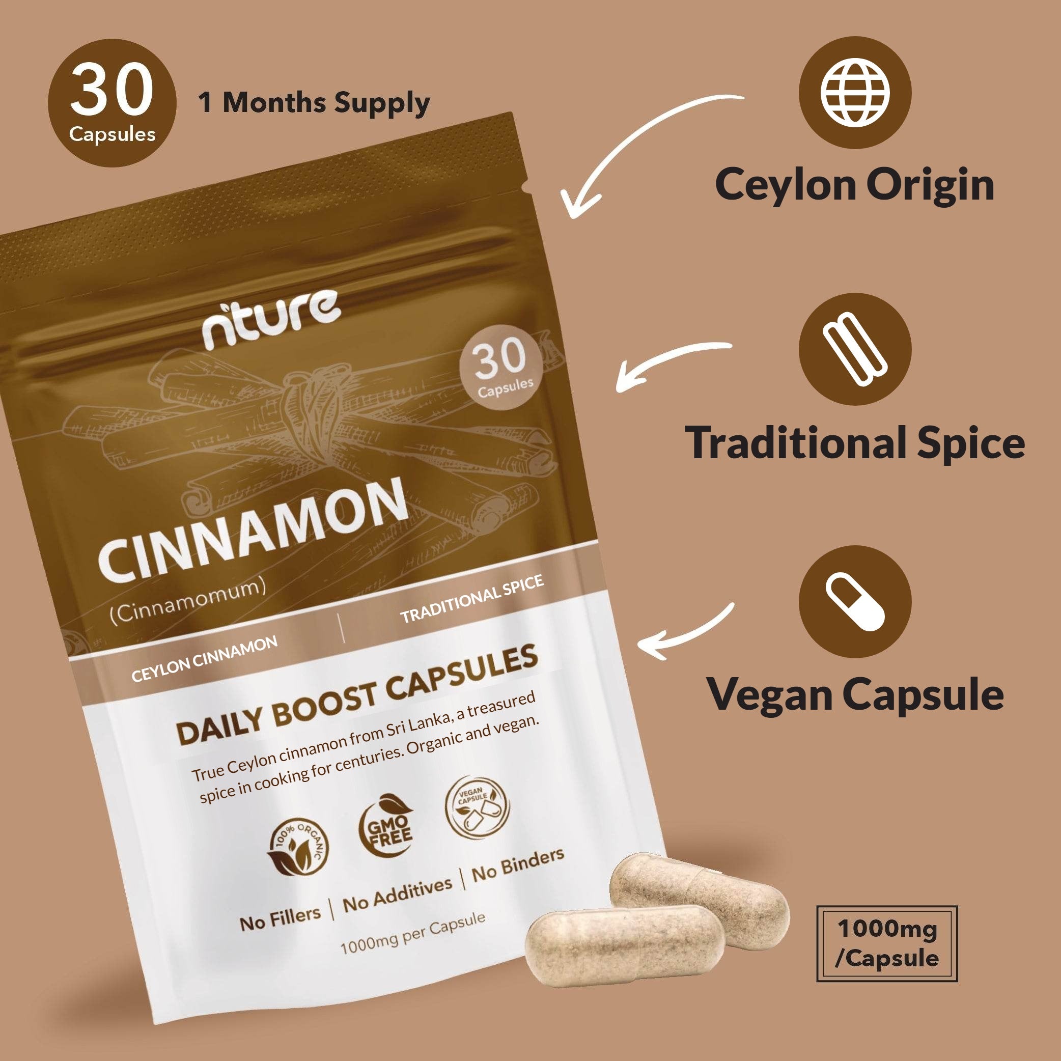 Ceylon Cinnamon Supplements