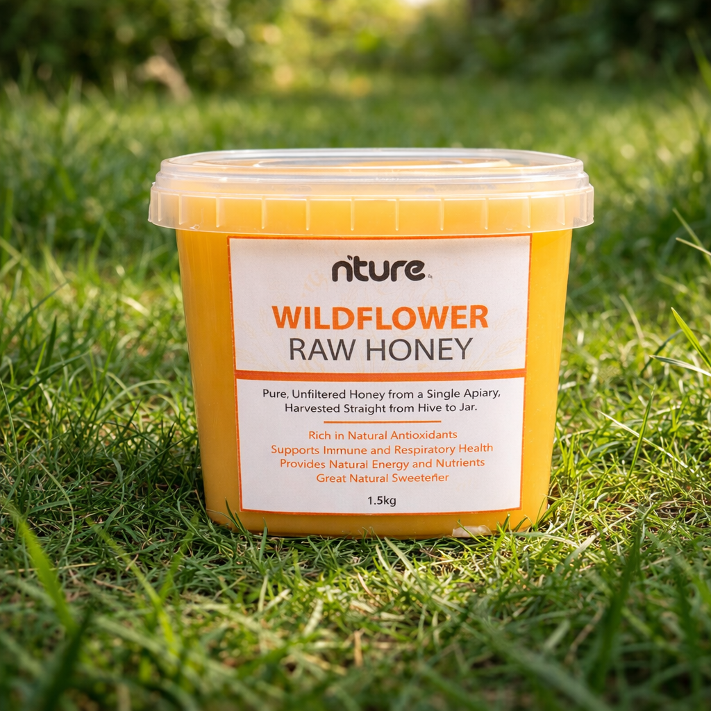 Raw Wildflower Honey Natural Energy, Immunity & Wellness Benefits