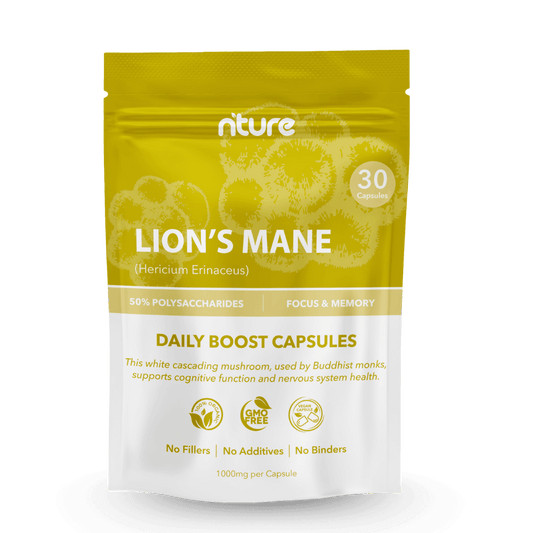 Lion's Mane Mushroom Capsules - Nture