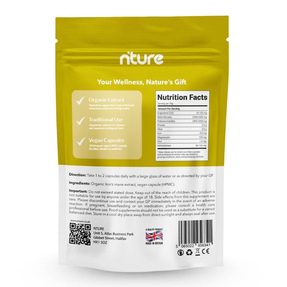 Lion's Mane Mushroom Capsules