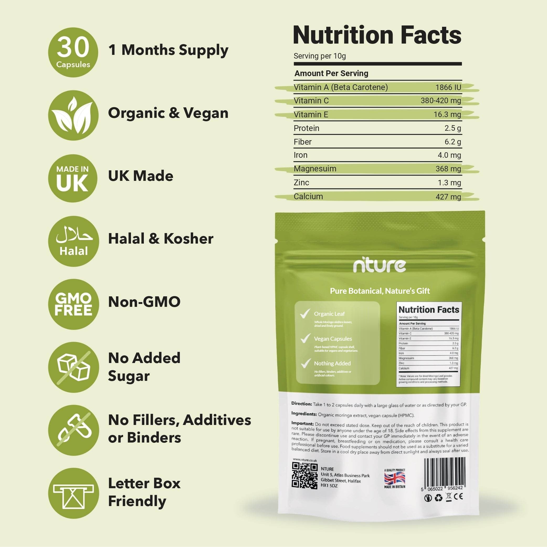 Moringa Powder Capsules