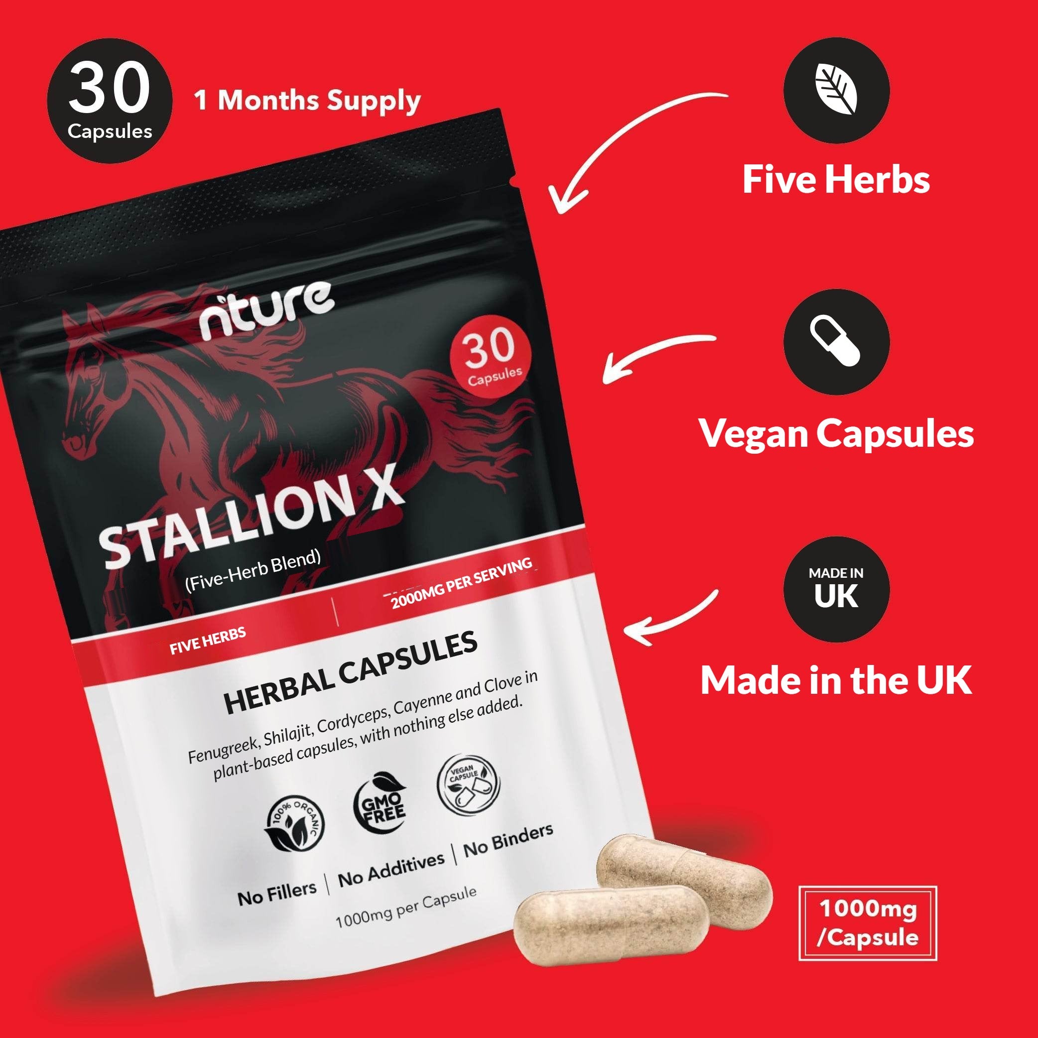 Stallion X Herbal Capsules