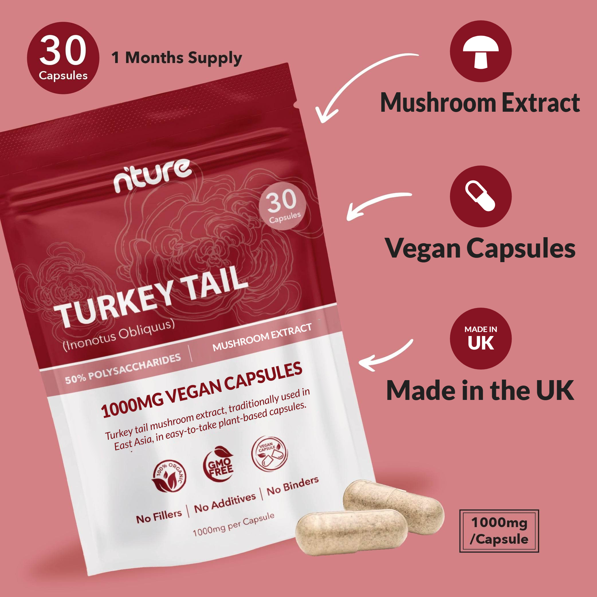 Turkey Tail Capsules